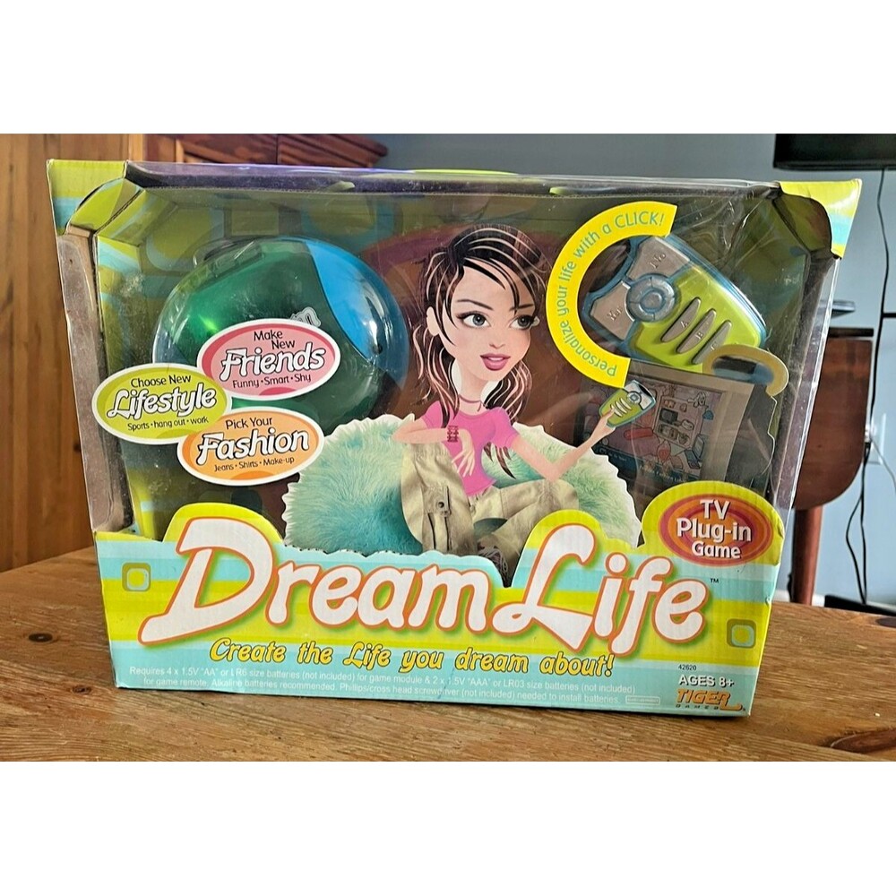 Hasbro Dream Life Plug and Play New In Box Vintage Tiger Games
